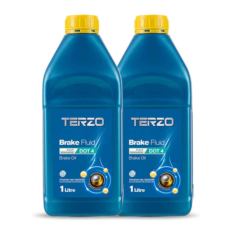 TERZO High Performance DOT 5.1 Brake Fluid, 1L packaging, 16 pieces in one box