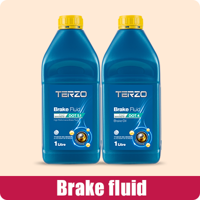 TERZO High Performance DOT 5.1 Brake Fluid, 1L packaging, 16 pieces in one box