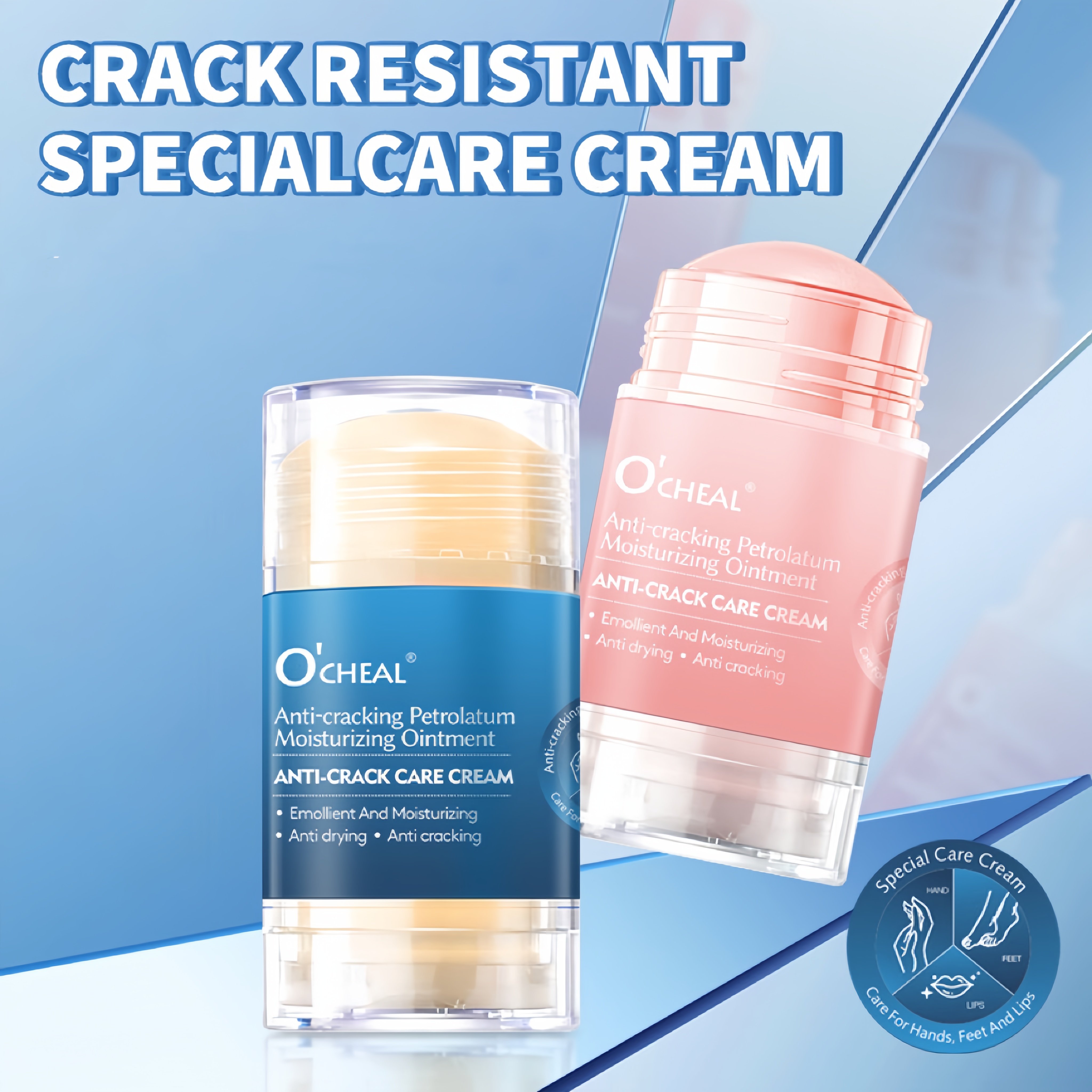 OEM Foot Hand Cream Stick Dry Roughness Repair Resistant White Knees Feet Lotion Antifreeze Replenish Nourishing Skin Care Balm