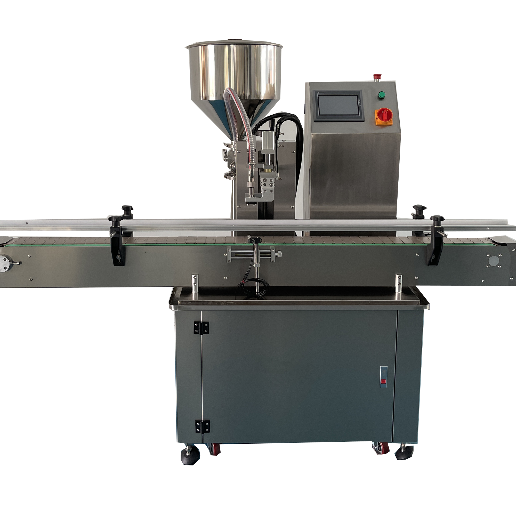 Automatic Oil Sauce Drinking Water Wine Juice Cream Perfume Glass Bottle Cup Can Honey Vial Liquid Paste Piston Filling Machine