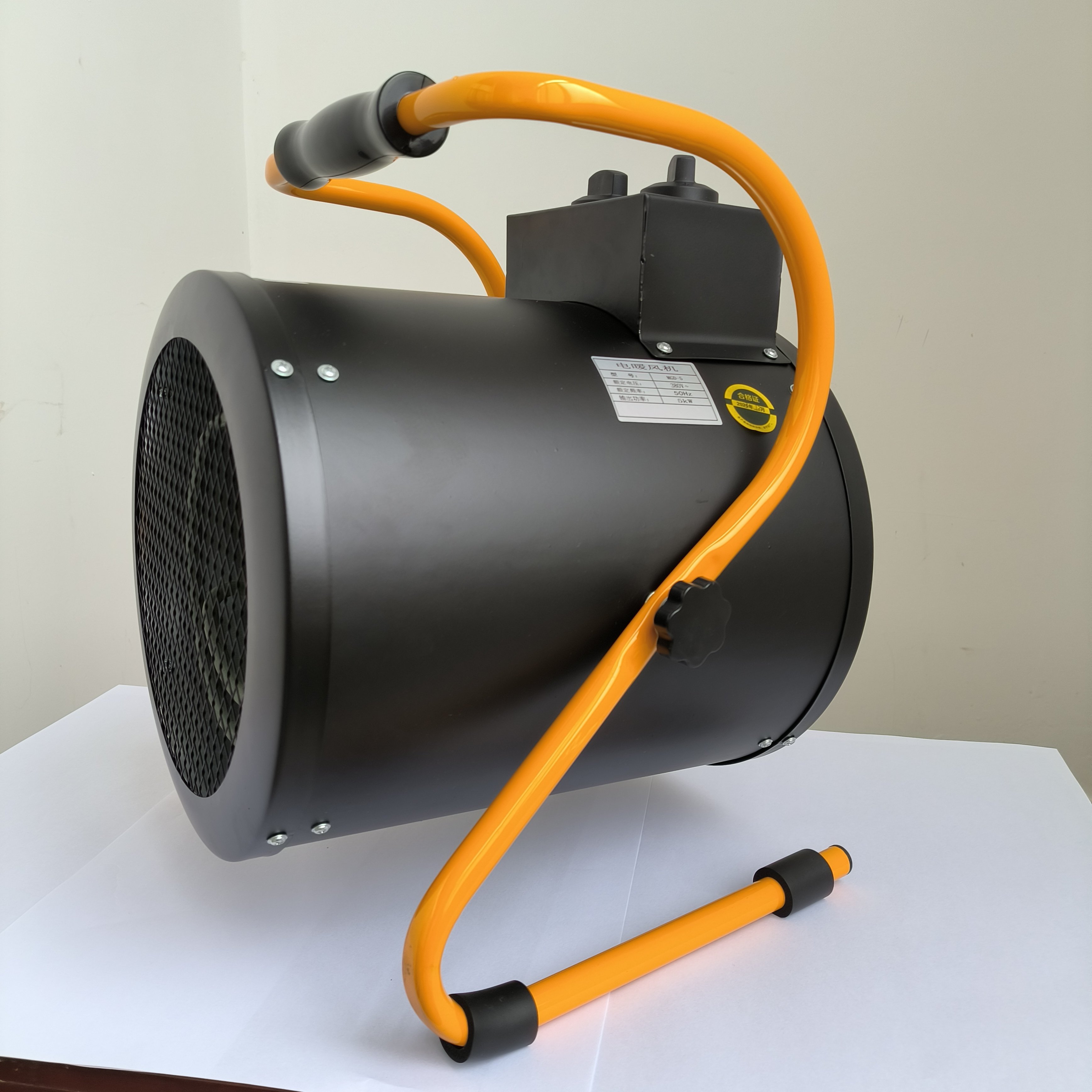 3kw Stainless Steel Heating Tube Electric Heater, Warehouse Workshop Heating Fan, Multiple protection Heater