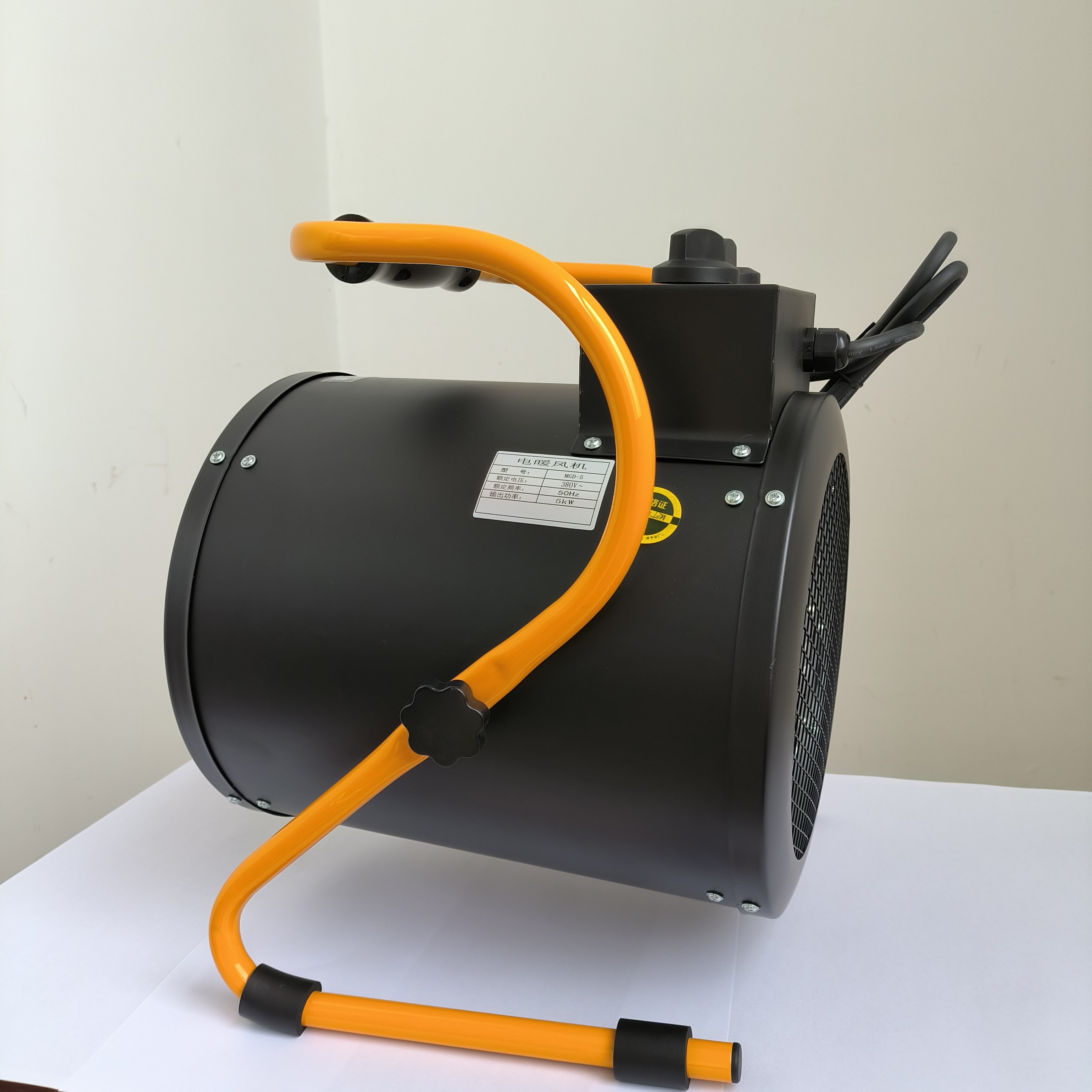 3kw Stainless Steel Heating Tube Electric Heater, Warehouse Workshop Heating Fan, Multiple protection Heater