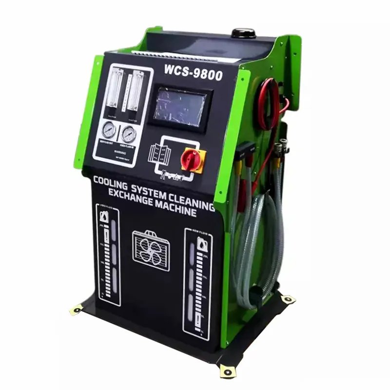 WCS9800 Auto Cooling System Flush Antifreeze Replacement Engine Radiator Cleaning Automotive Coolant Replacement Machine