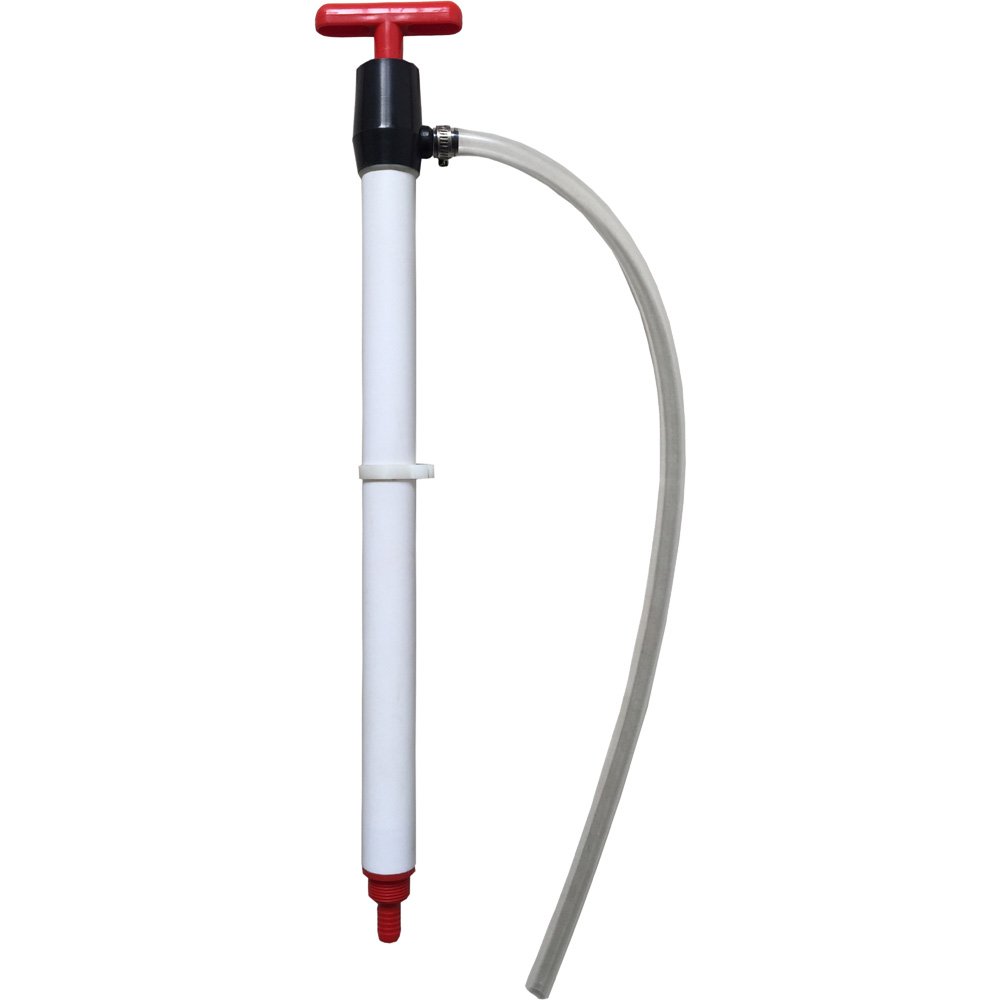 Hand Lever Oil Suction Barrel Pump - Drum Dispenser Piston Pump for 15, 30 and 55 Gallon Drums