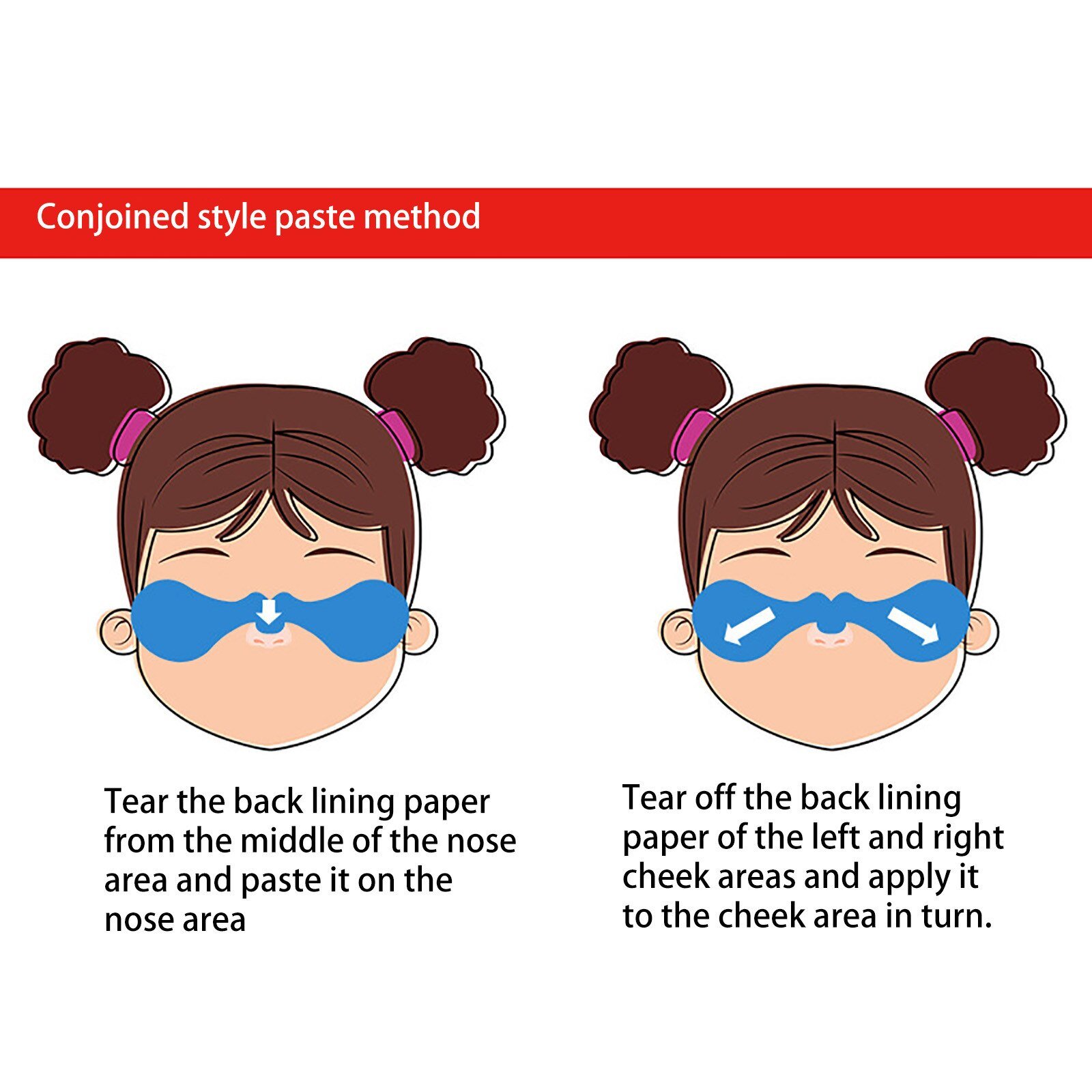 Professional Muscle Tape Ski Antifreeze Face Stickers Sunscreen Windproof UV Protection Face Stickers
