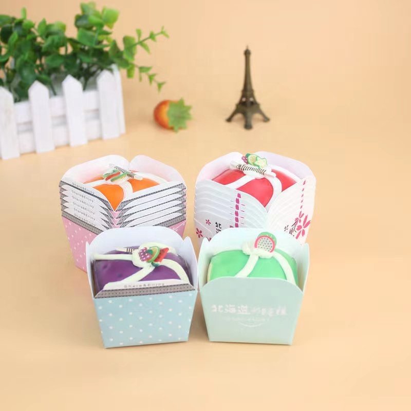 Disposable Oven Safe Baking Cups Square Shape Decorative Paper Cake Cups Baking Tray Container for Cake Cupcake Liners Machine
