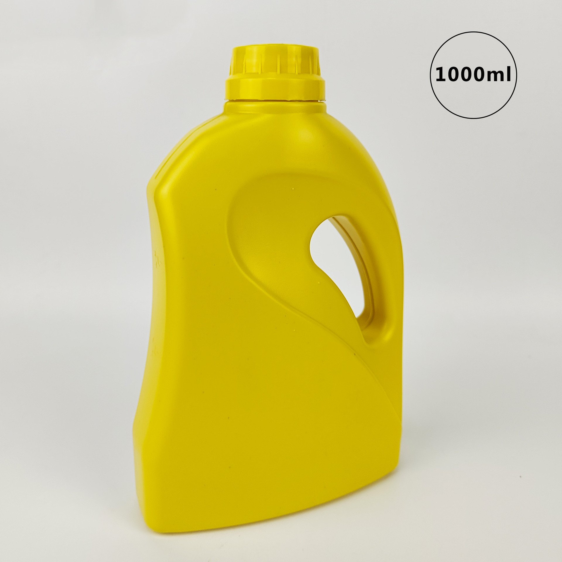 Empty 1Litre Gold Laundry Detergent Bottle 1L Lubricating Oil Bottle Water Treasure Box Antifreeze with Handle