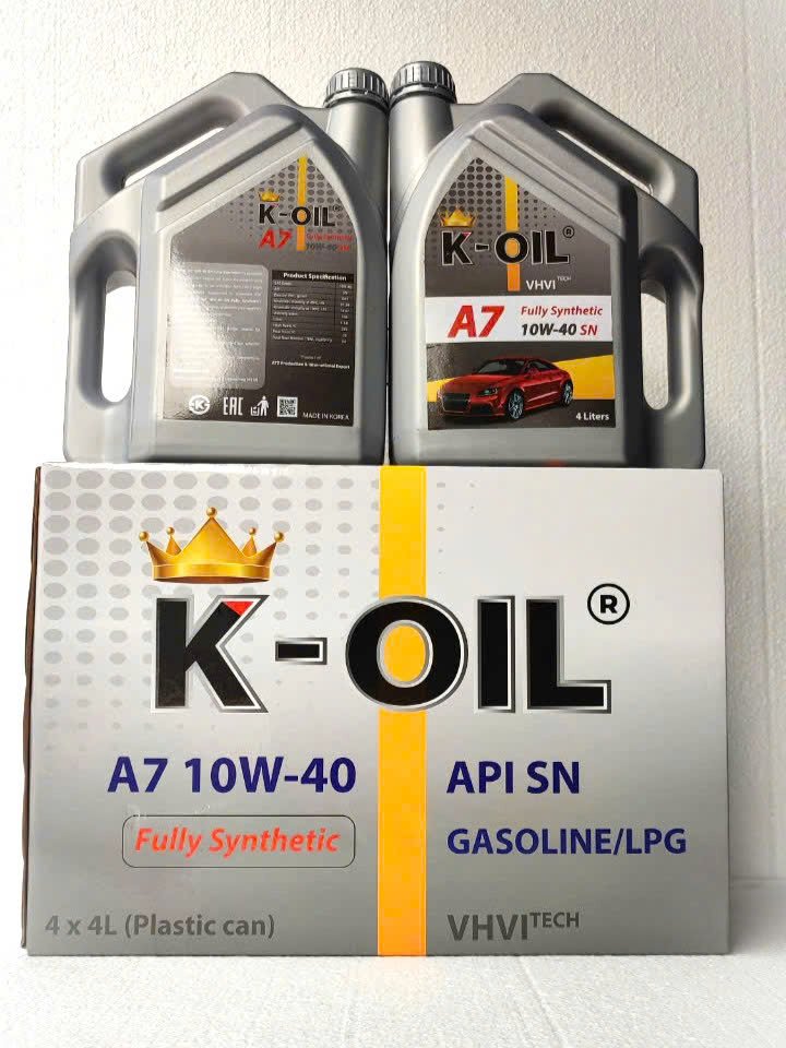 Made in Vietnam, Gasoline Engine K-OIL A7 10W40 SN/CF, Wholesale Price for Gasoline Engines