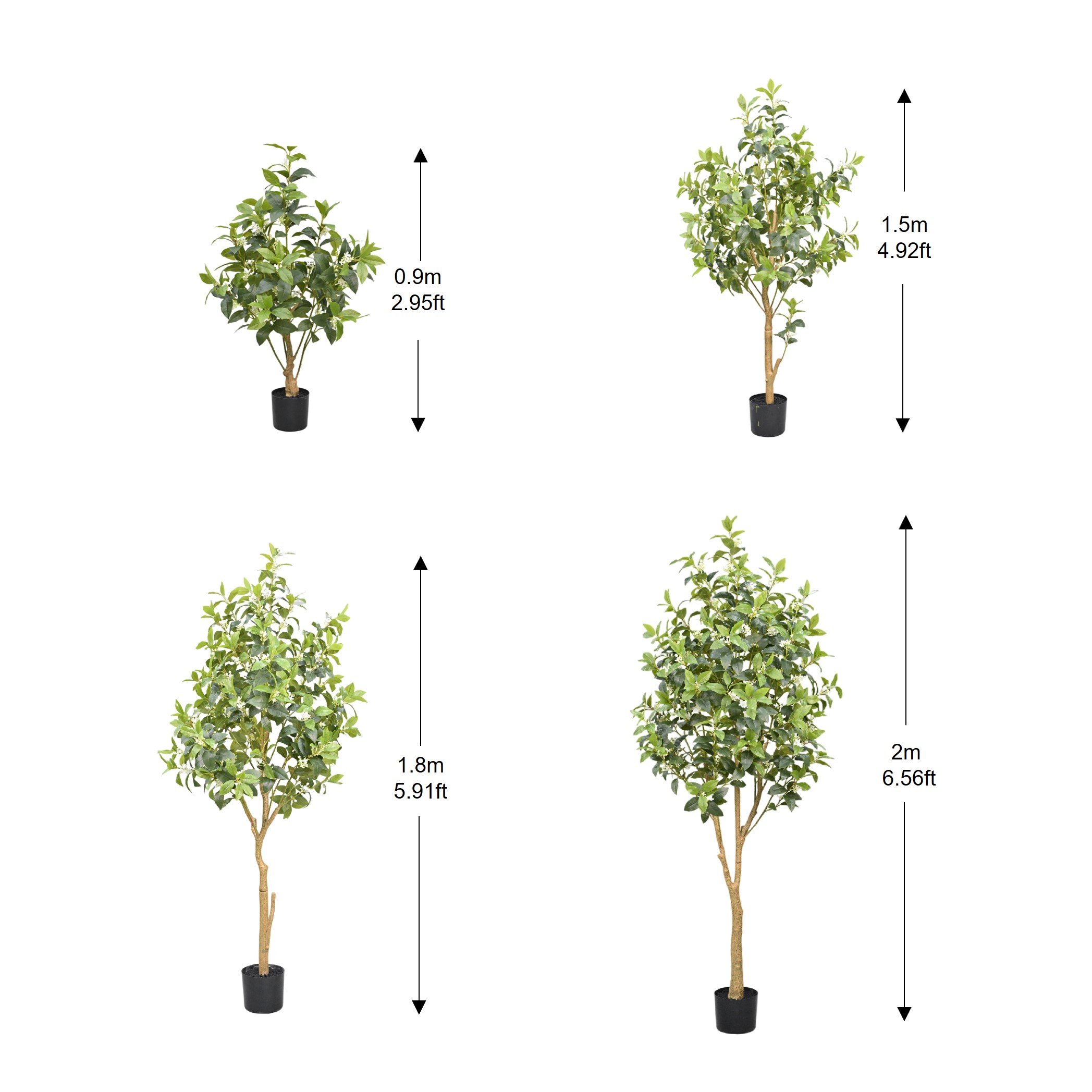 0.9m Artificial Lemon Tree Potted Plant Suitable for Office Placement Plastic Artificial Plant Tree