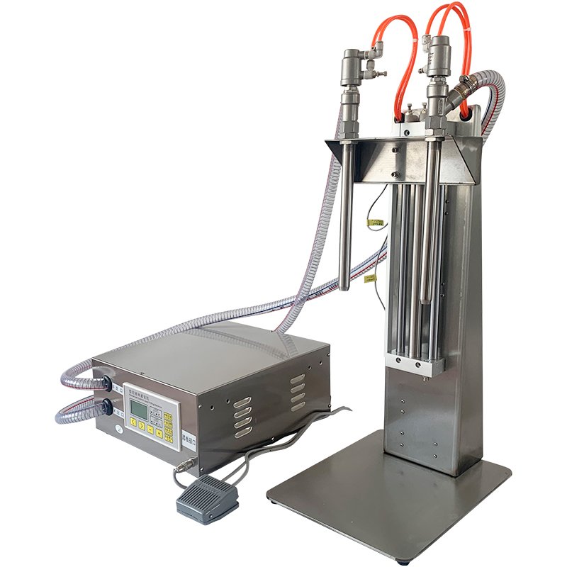 Dual-Head Automatic Glass Water Antifreeze Filling Machine PET Wood Pouches Bags Digital 1-Year Engine Motor Gear Included