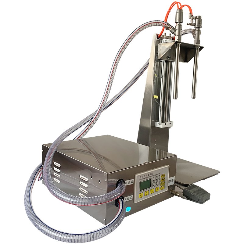 Dual-Head Automatic Glass Water Antifreeze Filling Machine PET Wood Pouches Bags Digital 1-Year Engine Motor Gear Included