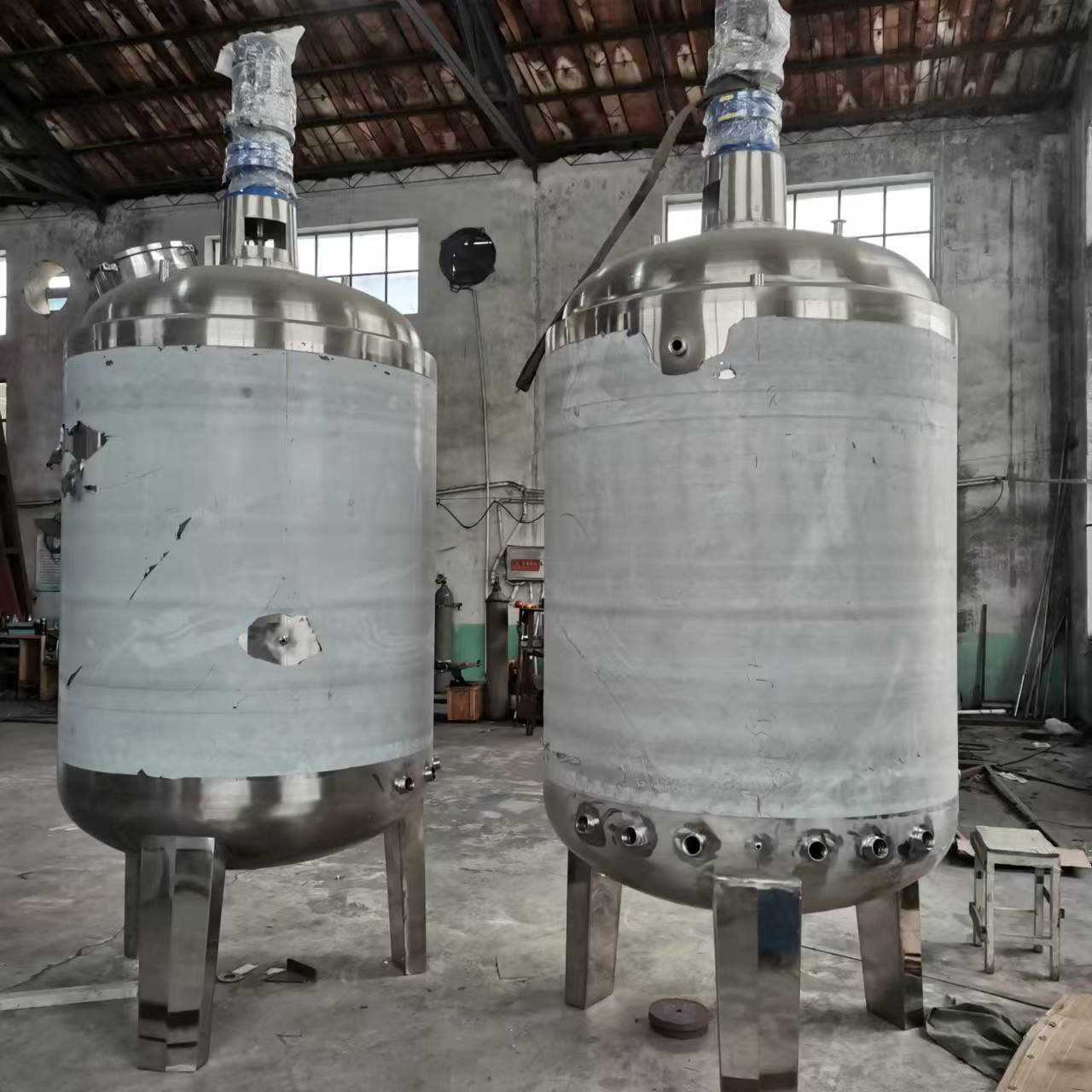 Factory Direct Sale Reliable Low Speed Adhesive Manufacturing Mixing Tank New Food Beverage Milk Carbonated Beverage Restaurants