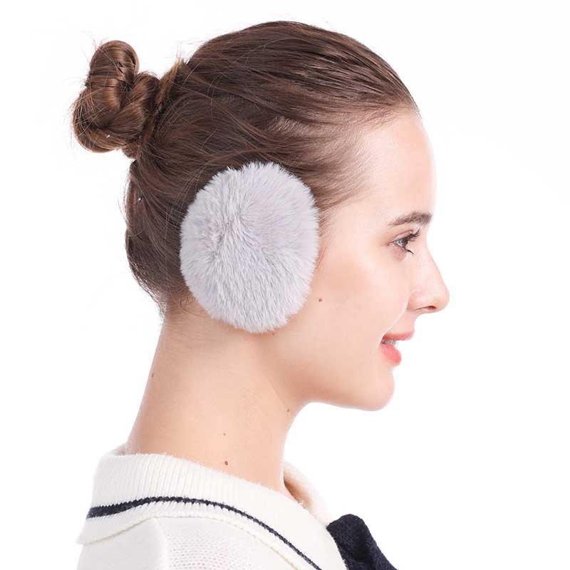 Women's Cute Warm Ear Muff Windproof Plush Antifreeze Korean Version Split Earmuffs Earbags