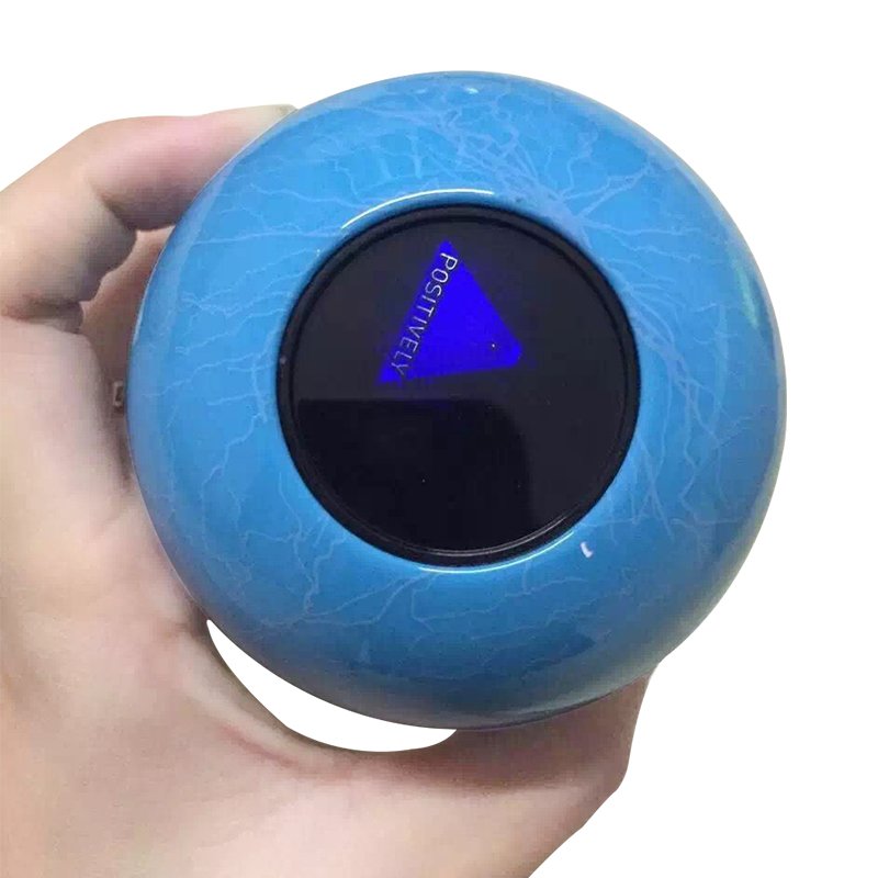 7cm Mini Promotional Answer Telling Magic 8 Ball Novelty Toy With Floating Answers