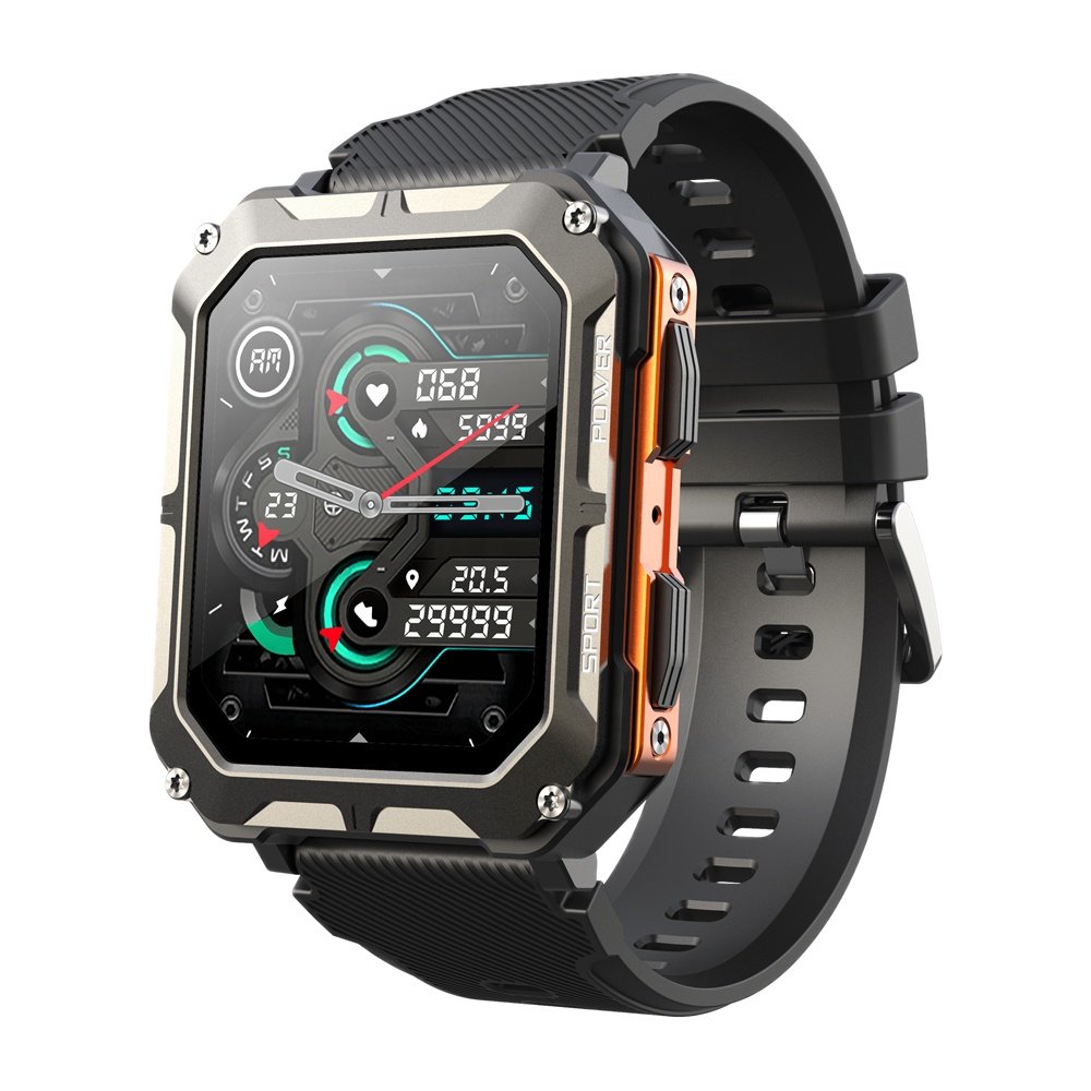 Factory OEM Wireless Charge Earphones Smartwatch 1.83 HD Large Screen Fitness Watch Men Smart Watch