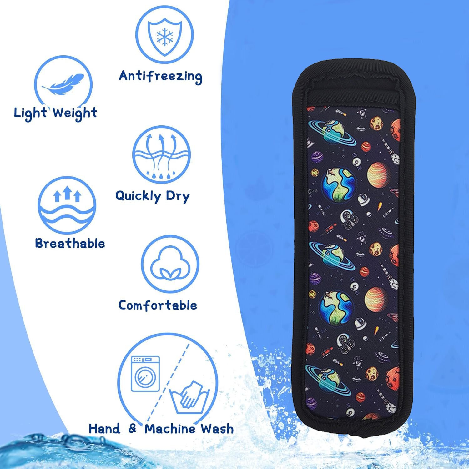 Custom Neoprene Icy Pop Sleeves Cooler Bags Reusable Popsicles Antifreezing Covers Ice-lolly Holder for Summer