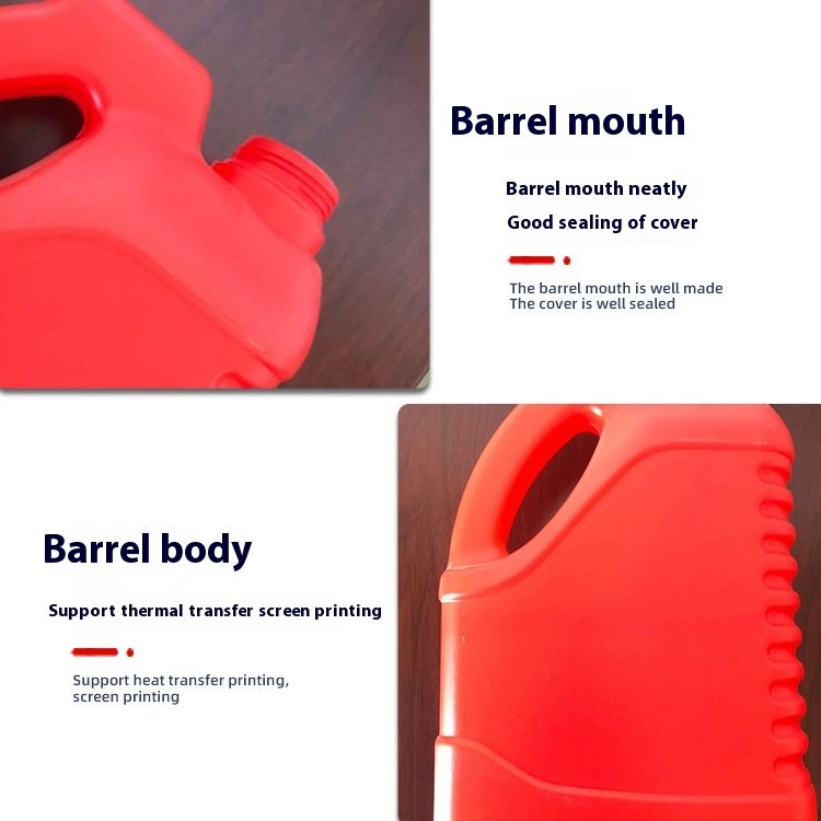 Wholesale In-Stock 1L 3L 4L PE Antifreeze Plastic Diesel Oil Bottles 3 Liter Oil Pot with Screen Printing