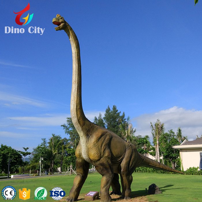 Jurassic Theme Park Life Size Carnotaurus Animatronic Dinosaur Model