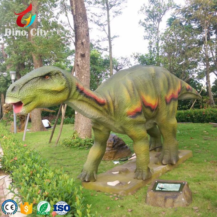 Jurassic Theme Park Life Size Carnotaurus Animatronic Dinosaur Model