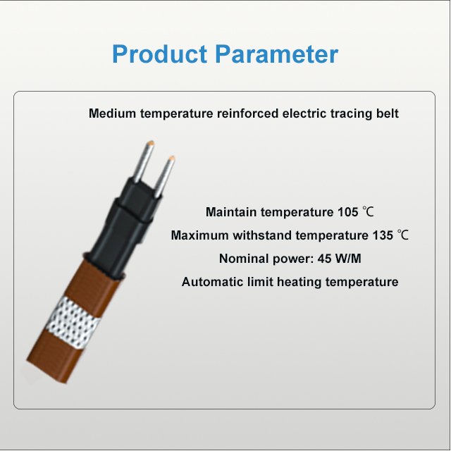 Industrial Pipeline Explosion-proof Electric Heating Belt Flame Retardant Antifreeze Self-limiting Temperature Heating Belt