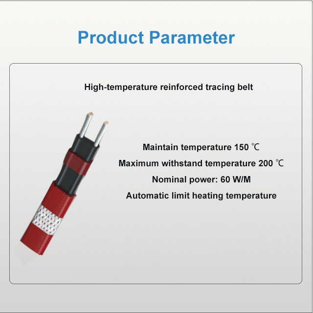 Industrial Pipeline Explosion-proof Electric Heating Belt Flame Retardant Antifreeze Self-limiting Temperature Heating Belt