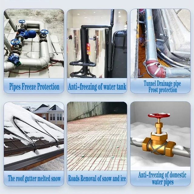 Industrial Pipeline Explosion-proof Electric Heating Belt Flame Retardant Antifreeze Self-limiting Temperature Heating Belt