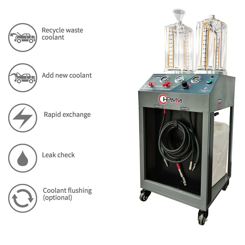 Coolant Replacement Machine GD-515 Engine Coolant Exchanger Machines Car Coolant Exchanger Antifreeze Exchange Machine