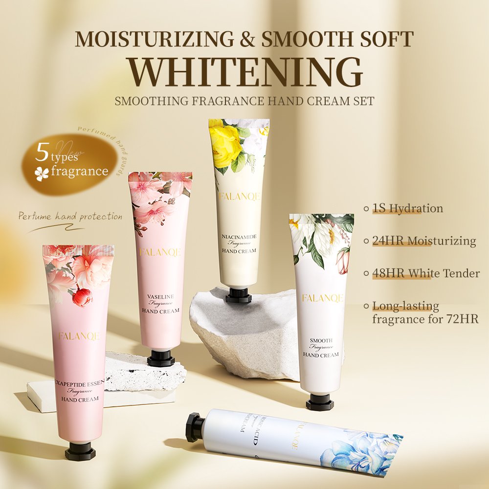 Custom Logo Natural Moisturizing Mini Foot & Hand Repair Cream Lotion Gift Set Plant Fruit Perfume Anti-Chapping Hand Cream