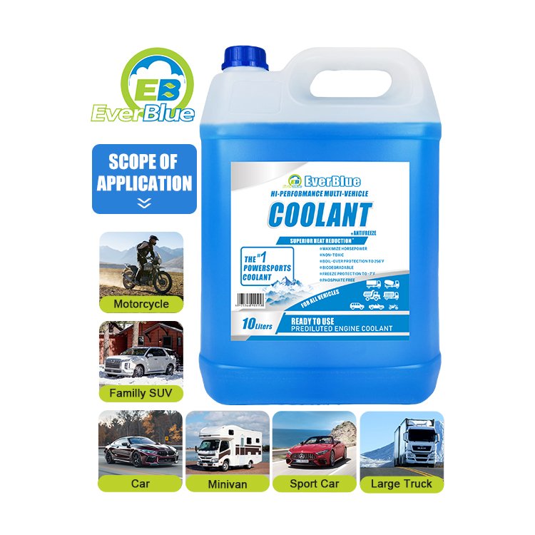 Wholesale Anti-freeze Coolant 5L 10L 20L Radiators Engine Coolant System Antifreeze for Heavy Truck in High Quality