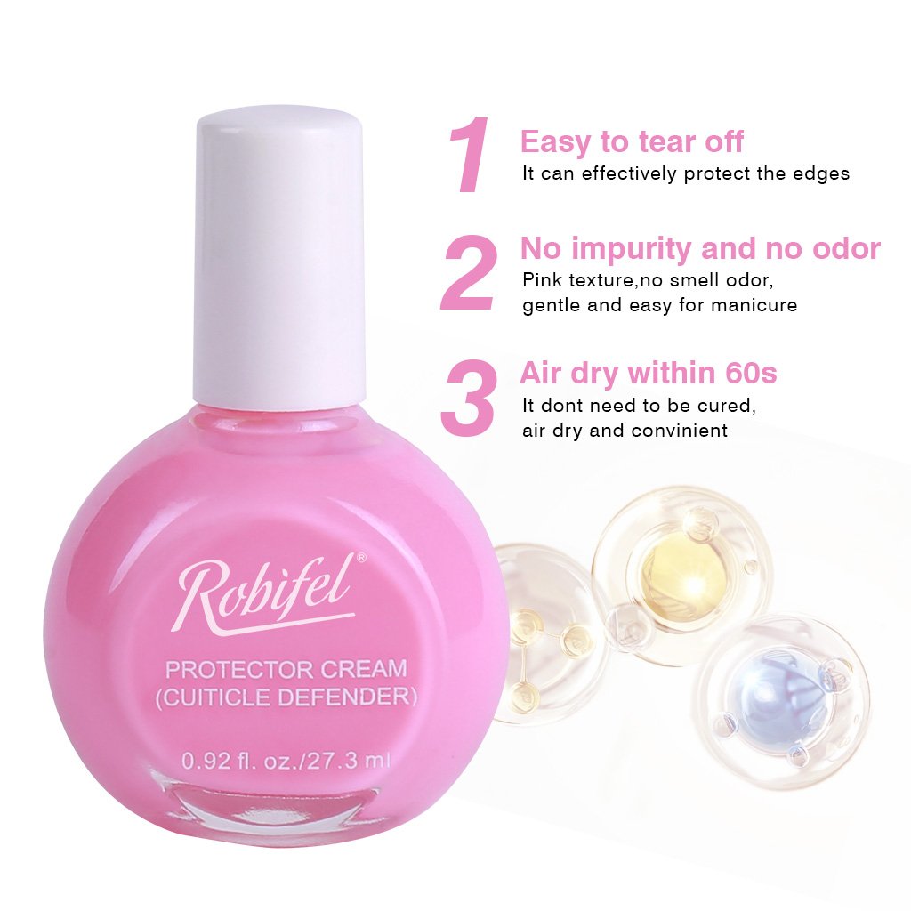 Customization Peel off Nail Liquid Prevent Gel Polish Spilling Nails Art Care Cuticle Protector