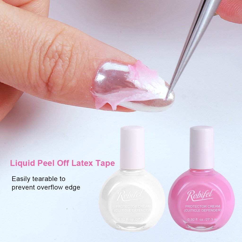 Customization Peel off Nail Liquid Prevent Gel Polish Spilling Nails Art Care Cuticle Protector