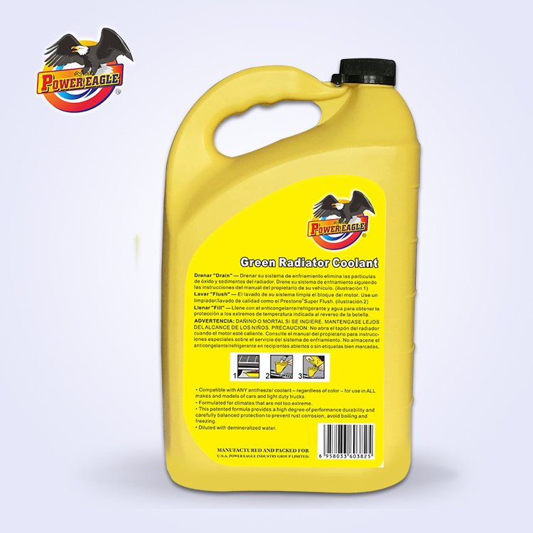 Long Life High Grade Coolant Green Antifreeze
