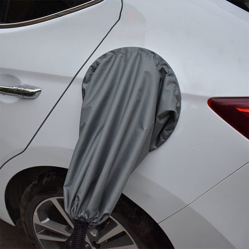 Water-Resistant Magnetic Rain Cover for Electric Vehicle EV Car Charger Port All Weather Protection