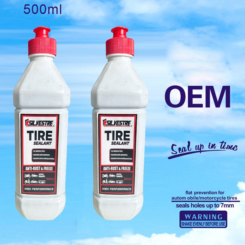 SILVESTRE 500ml Tire Antifreeze Motorcycle Tire Self-replenishing Fluid Electric Bicycle