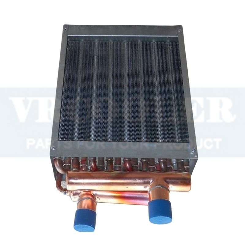 14x16 Water to Air Heat Exchanger for Outdoor Wooden Furnace