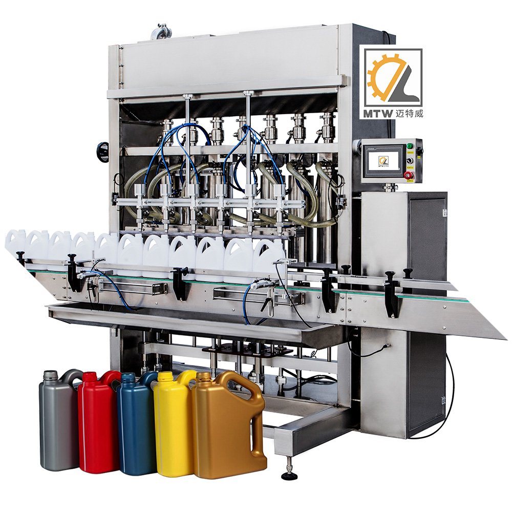MTW Automatic Volumetric Liquid Bottle Engine Lube Motor Oil Filling Machine