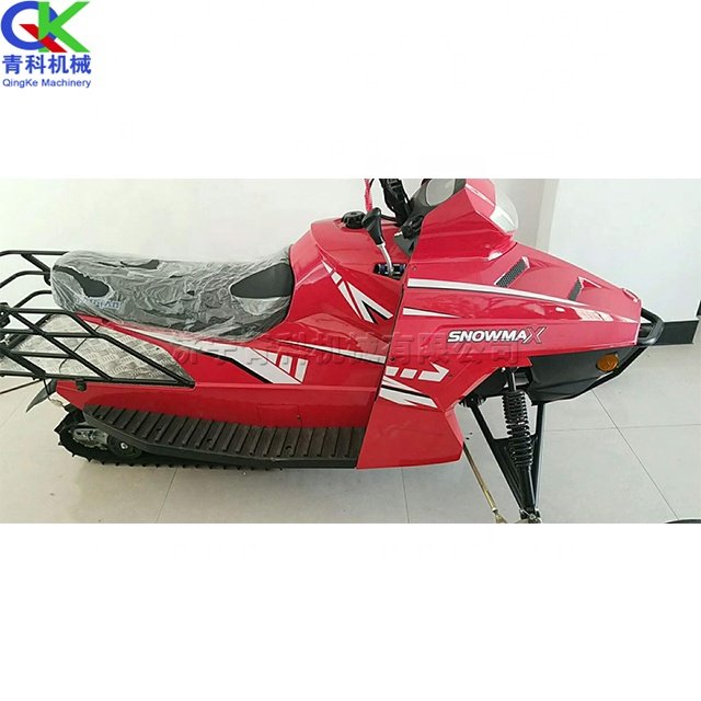 Northeast Gasoline Bobsleigh All Steel Structure Driving Type Electric Snowmobile Skiing Car