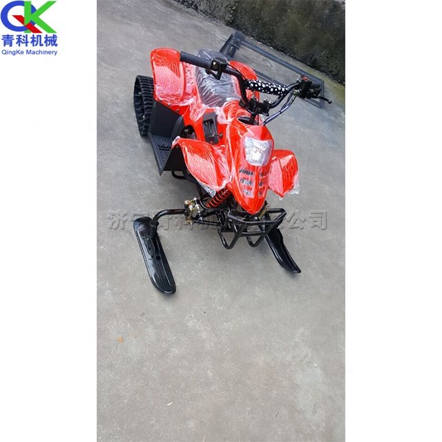 Northeast Gasoline Bobsleigh All Steel Structure Driving Type Electric Snowmobile Skiing Car
