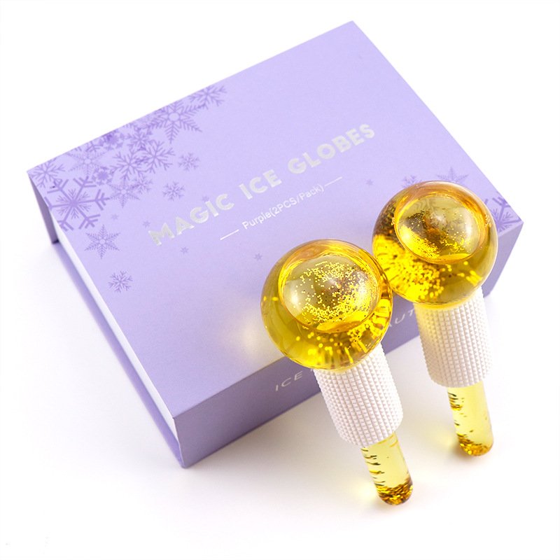 22 Home Spa Use Tighten Skin Reduce Puffiness 2pcs Pack Cold Cooling Face Facial Ice Globe