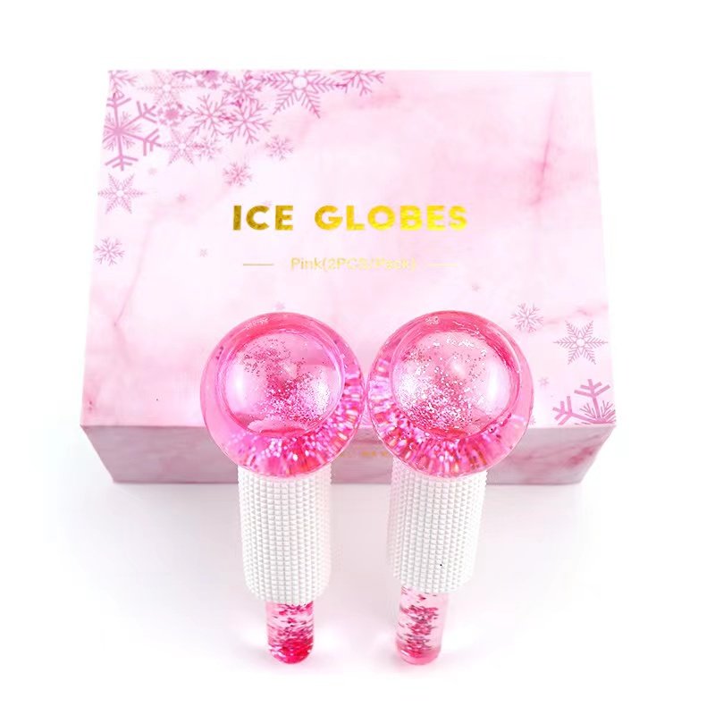 22 Home Spa Use Tighten Skin Reduce Puffiness 2pcs Pack Cold Cooling Face Facial Ice Globe