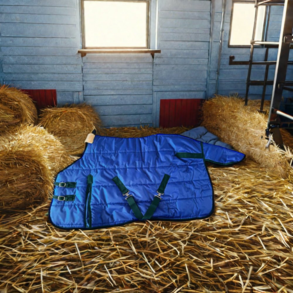 Winter Wool Thickened Cotton Horse Rug Waterproof and Antifreeze Breathable Coat Non-Stifling Sweat Hardy Horse Clothing