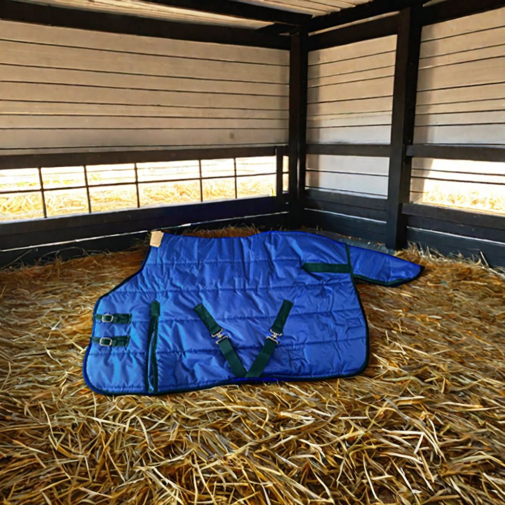 Winter Wool Thickened Cotton Horse Rug Waterproof and Antifreeze Breathable Coat Non-Stifling Sweat Hardy Horse Clothing