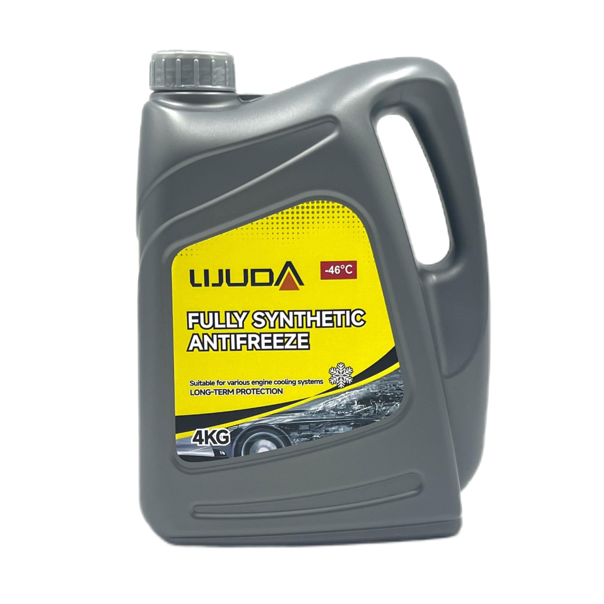 Lijunda Brand Antifreeze Eythelene Glycol Coolant 4L -46℃ Red Long Life Engine Radiator Coolant for Car