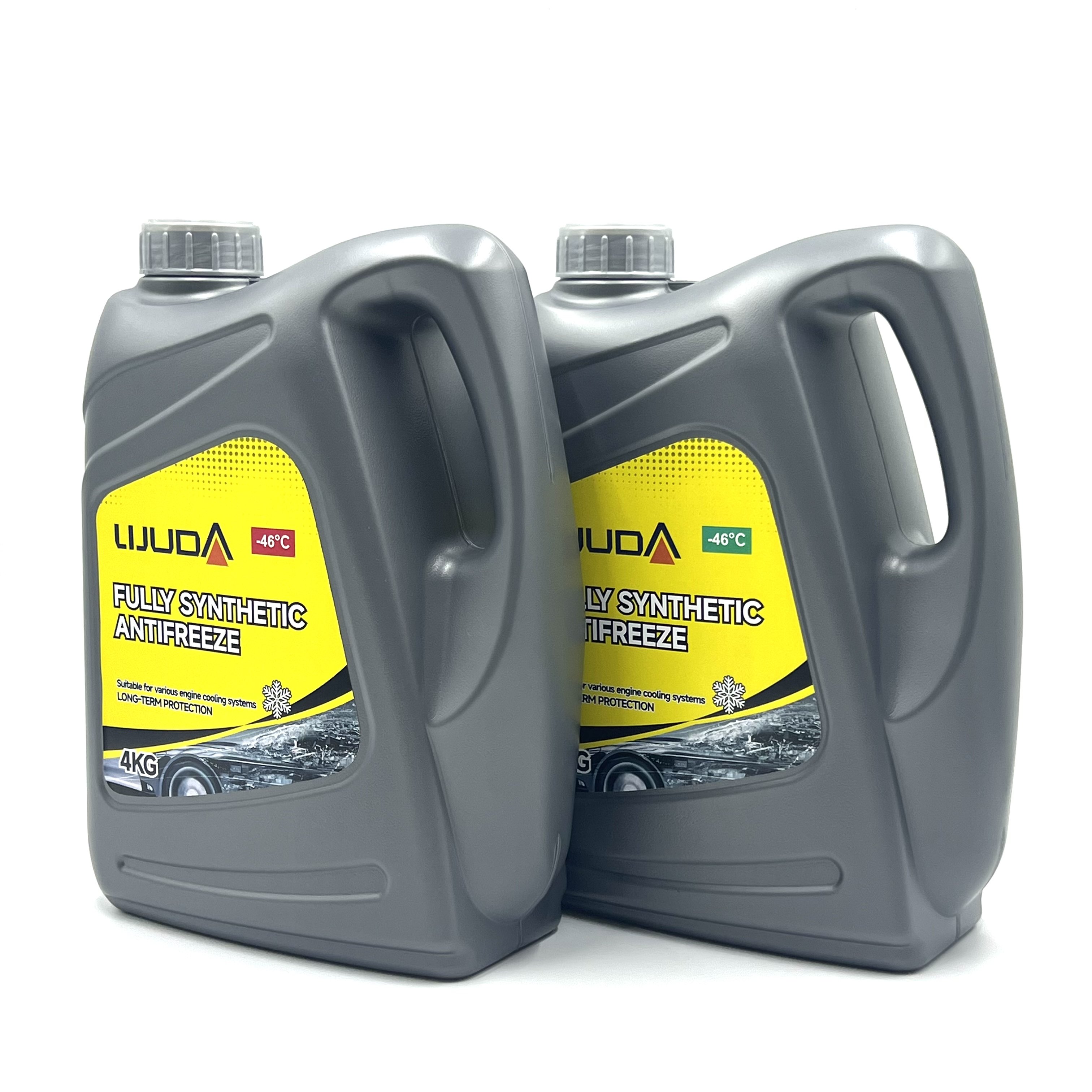Lijunda Brand Antifreeze Eythelene Glycol Coolant 4L -46℃ Red Long Life Engine Radiator Coolant for Car