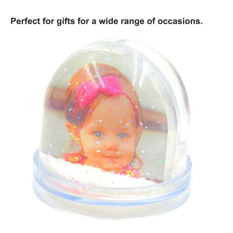 Wholesale Diy Festivals Gift Globe Shape Blanks Acrylic Sublimation Photo Block With Antifreezing Agent