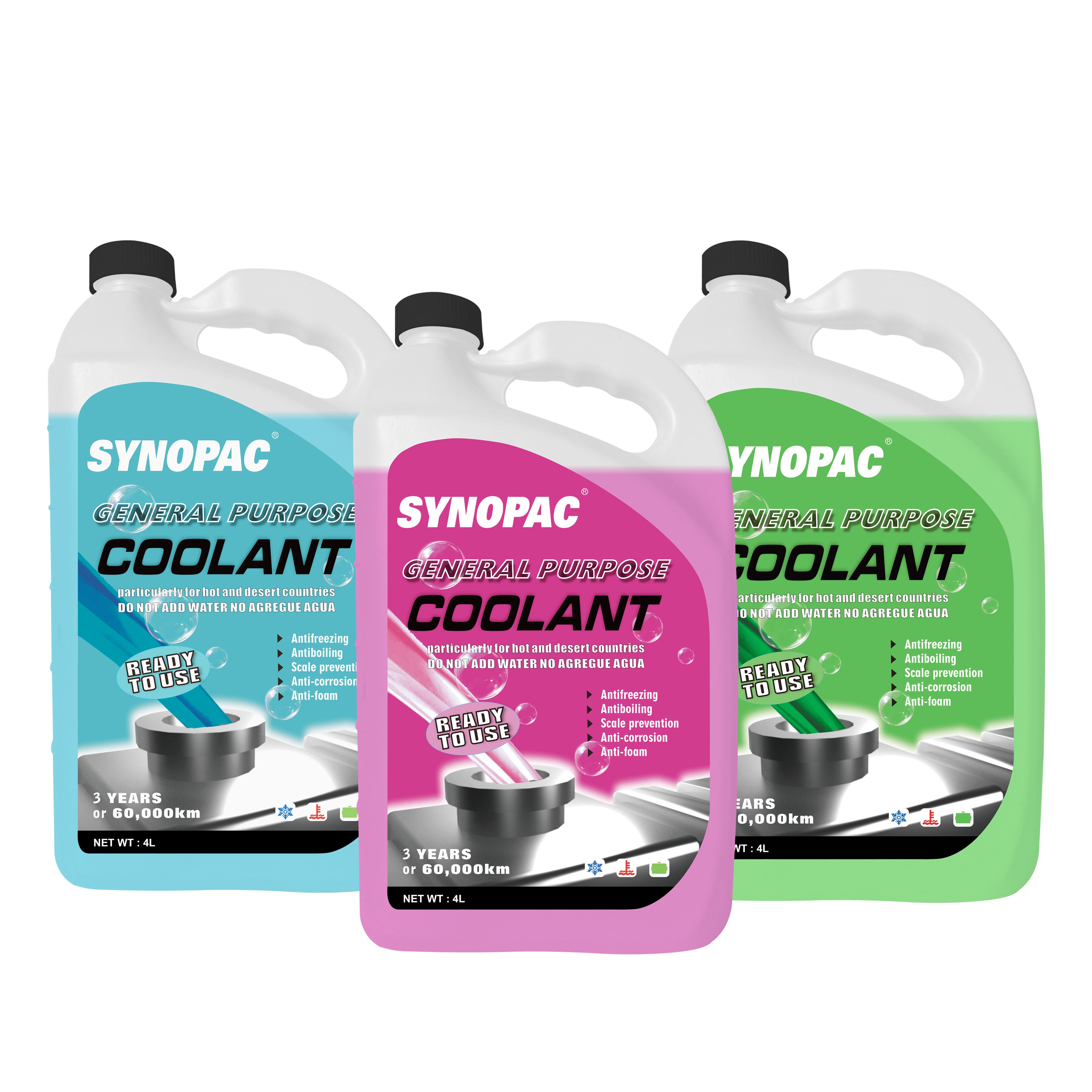 4L Long Life Waterless Car Anti-rust Radiator Coolant 4L Coolant