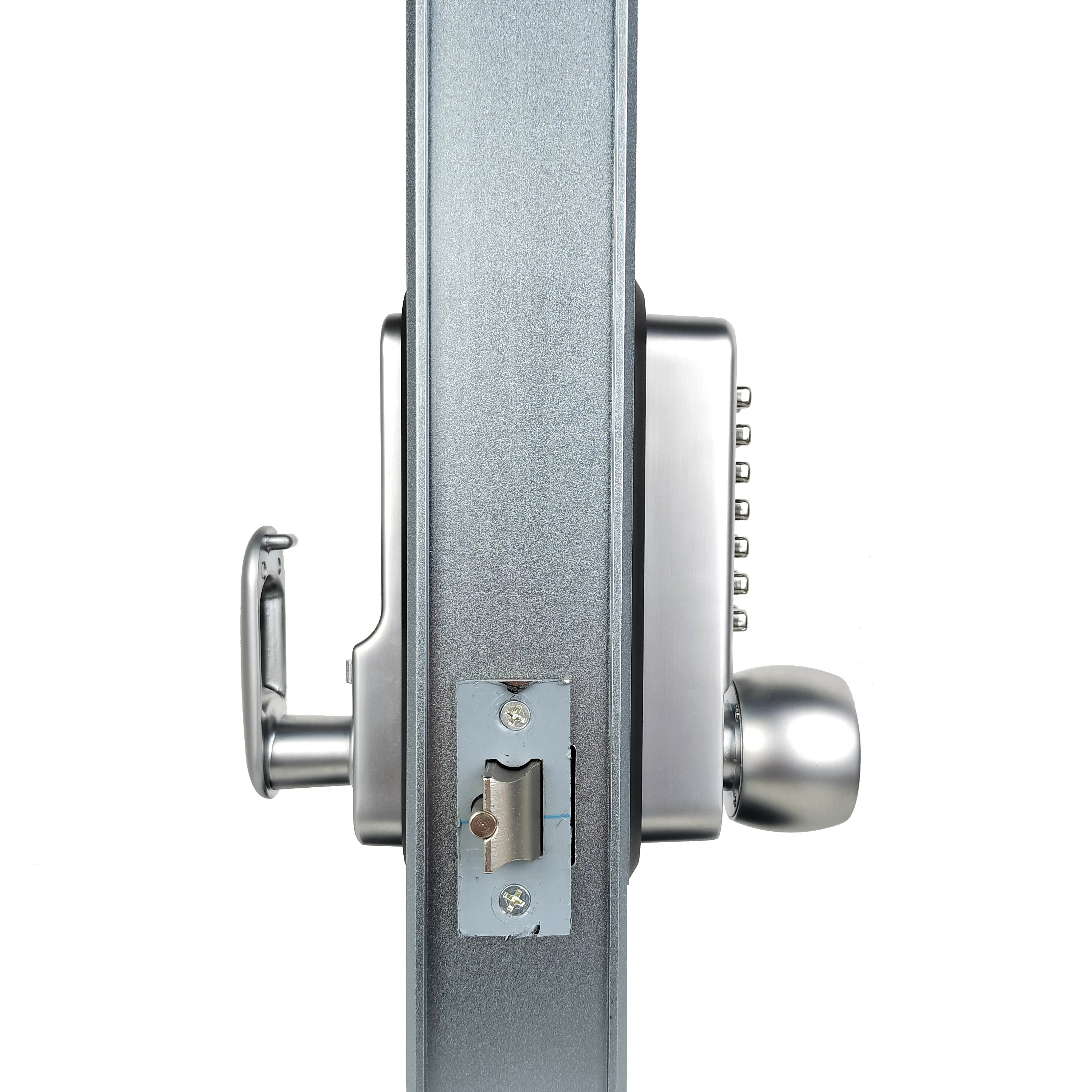 Aluminum Door Lock Outdoor Waterproof Frost Resistant Combination Ball Lock Handle Lock With Keys