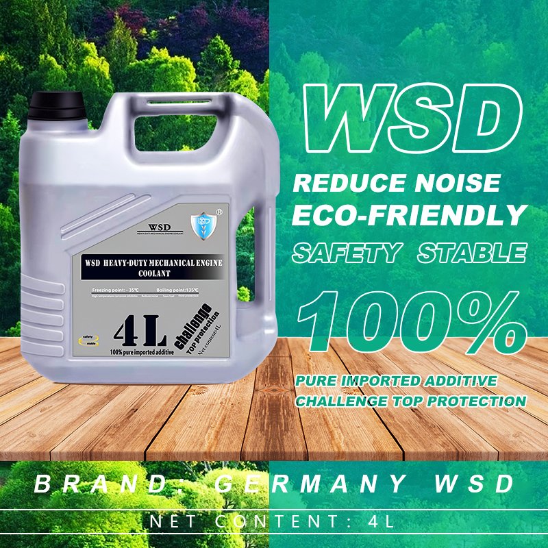 WSD 4L Antifreeze Heavy-duty Mechanical Liquid Motor Vehicle Radiator Conductivity Engine Coolant for Car