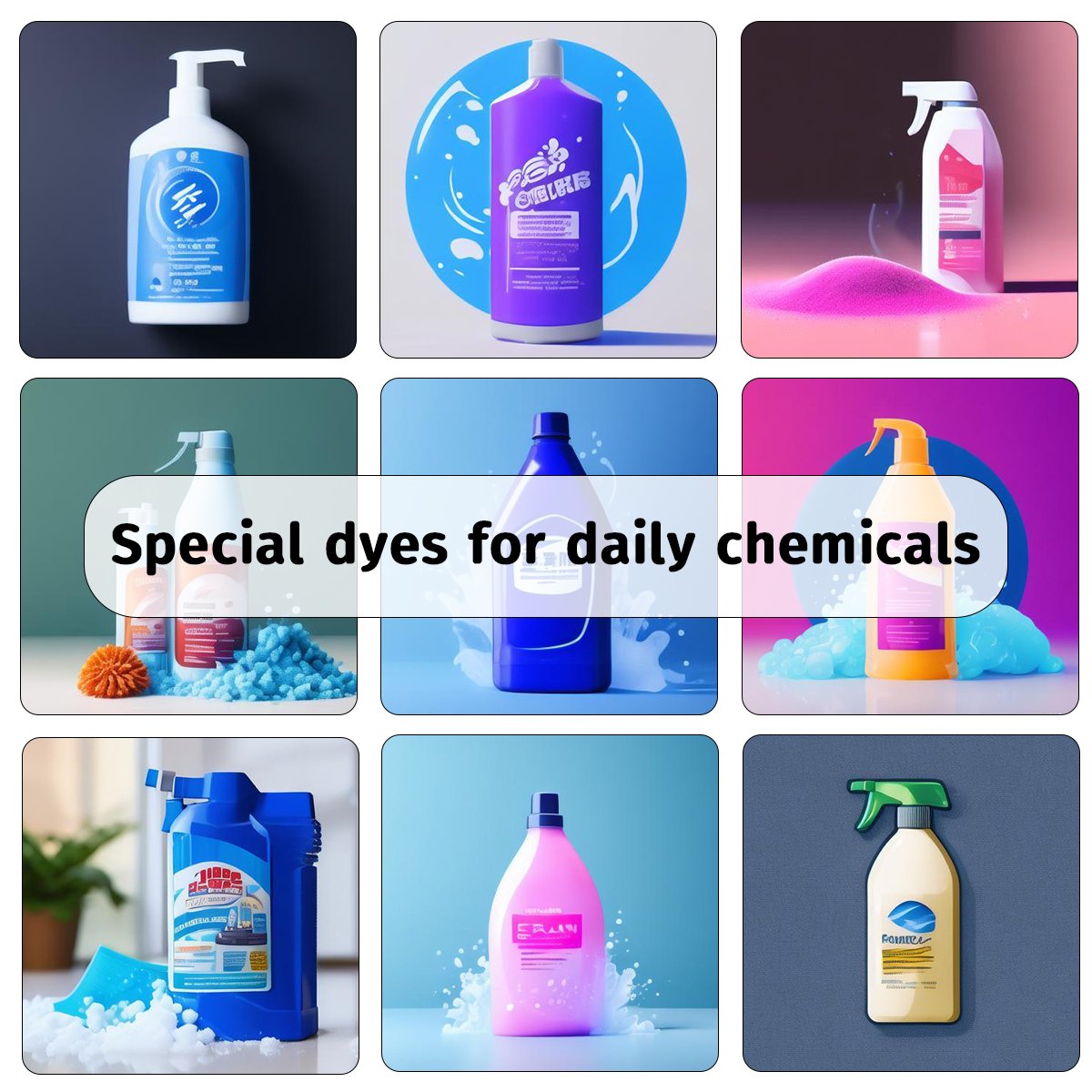 High Quality Antifreeze with Fluorescent Green Yellow Blue Red Coolant Pigment Fluorescent Dye China Factory Straight Hair