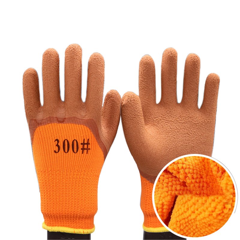 Wholesale Waterproof Warm Winter With Wool Thickening Warm and Antifreeze Glove Working Glove